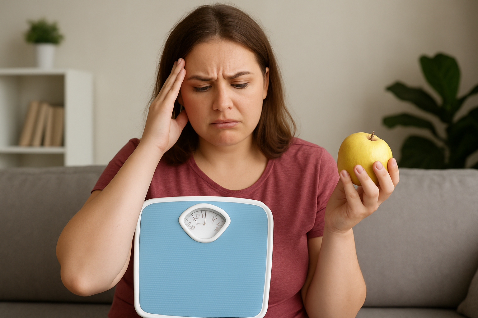 Person feeling frustrated or low energy